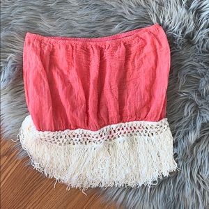 Fringe Tube Top